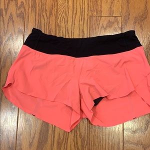 Lululemon size 4 speed short